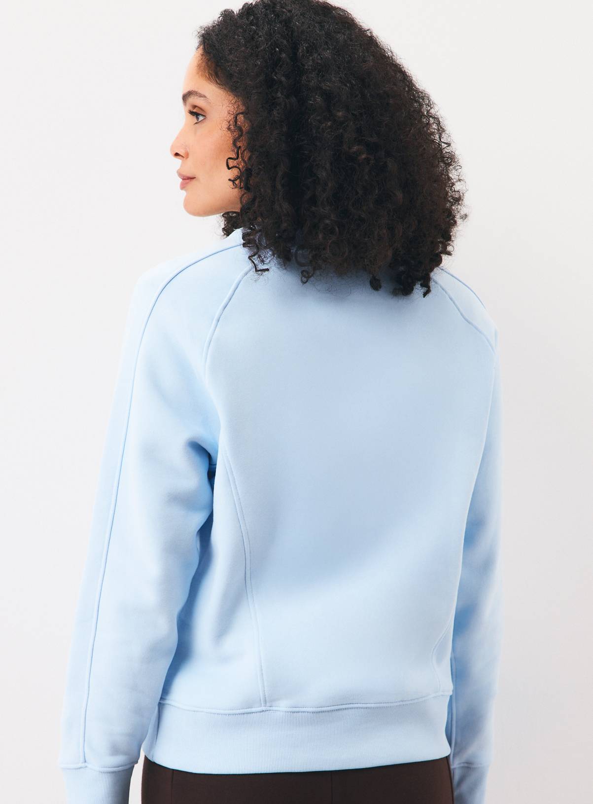 Light Blue Pure Cotton Sweatshirt XS - Image 4